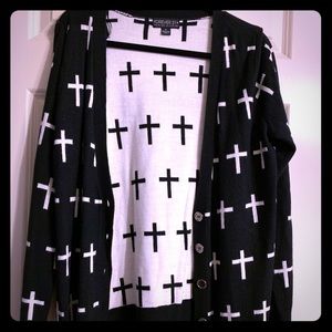 Cross cardigan